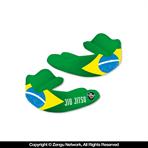 Fight Dentist Brazilian Flag Mouth Guard